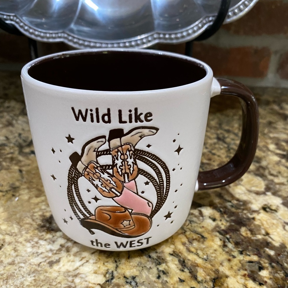Wild Like The West double sided Coffee Mug - Brand new Spectrum Designz LAST ONE